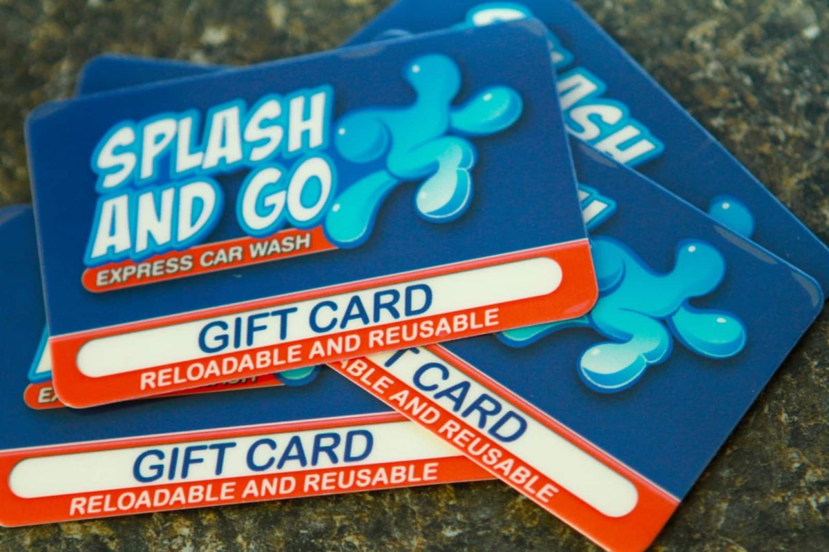 gift cards for splash and go express car wash