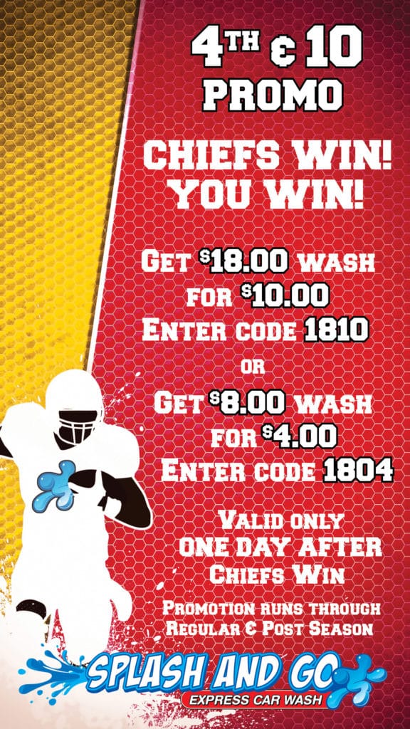 Car Wash Promotion - Kansas City Chiefs