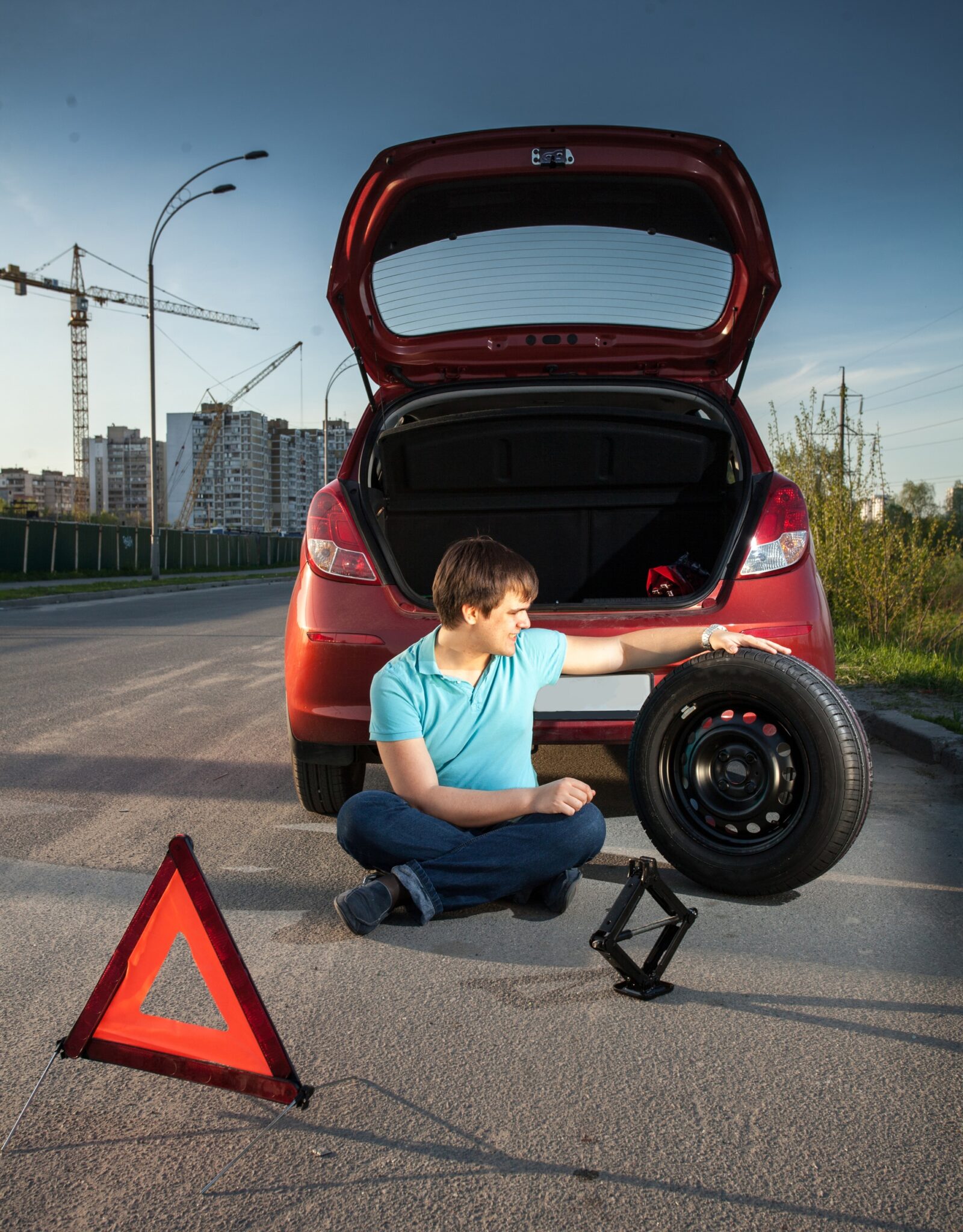 road safety triangles essential things to keep in your car