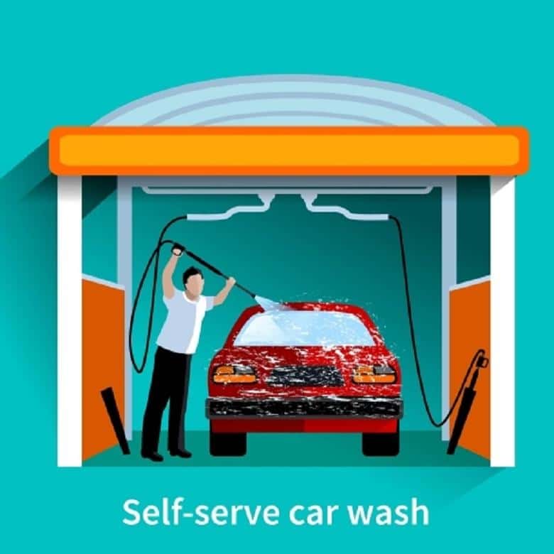 self service car wash teal